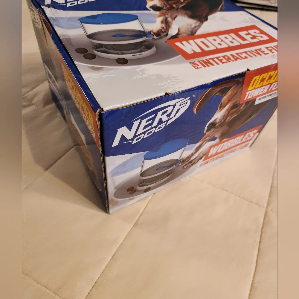 Nerf Dog Occupier Tower Feeder, New In Box, Interactive Toy, Durable